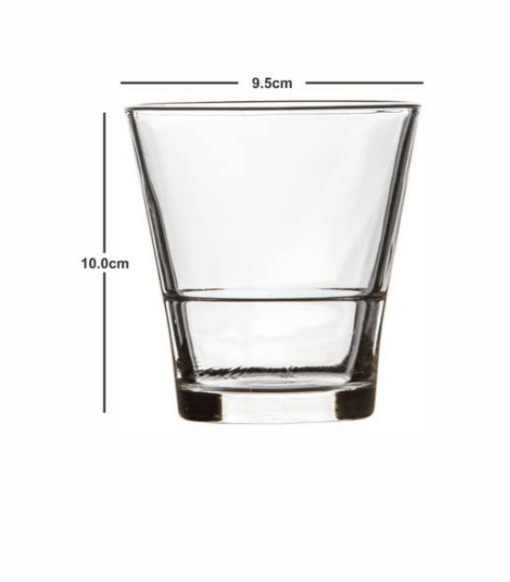Roxx Glass Sydney Ring Water and Juice Glasses Set of 12 Pieces 370ml - Image 3